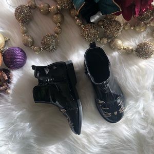 Childrens Place: Black Cat Toddler Girl Boots